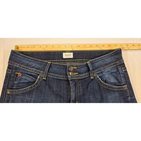 Hudson Womens Jeans Signature Petite Bootcut Mid Rise Flap Pockets Elm Size 31 - Picture 13 of 16